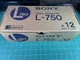 SONY L-750 Betamax 12-Pack Beta Video Cassette Tapes In Original Box