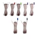 7x Pieces Red Gray Speaker Sound Wires Cords Cables For Sony Home Cinema System