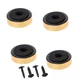 Sam&Johnny 4Pcs Speaker Spikes Stand Feets Audio Active Speakers Repair gold 