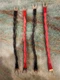 Set 4 Canare 4S11 Star Quad Bi Wire Speaker Jumper Cables Spade to Spade 10 AWG