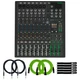 Mackie ProFX12v3+ 12-Channel Analog Enhanced FX USB Mixer w Bluetooth & Cables