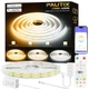 PAUTIX CCT COB LED Strip Light White Tunable 3200LEDs,CRI90+ 16.4ft/5m Dimmab...