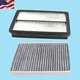 2pcs Engine & Cabin Air Filter For 2016-2020 Kia Sorento 28113-A9100 97134-C6900