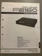 Yamaha Power Amplifier P2160 Service Manual M2