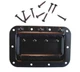 PENN ELCOM H7154K Spring Loaded BLACK Recessed Case Handle w/Screws