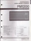 Yamaha PRO. AUDIO MIXING CONSOLE PM1800A Service Manual Schematics Parts List