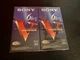 2 NEW Sony Premium Grade 6 Hours T-120VF Video Tapes Cassettes VHS New Sealed