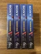 Lot Of 4 New in wrapping Sony 6 hour VHS tapes Premium Grade T-120VF