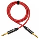 MOGAMI RED TRS CABLE 1 FT NEUTRIK  1/4" CONNECTORS 2549 NP3X-B GOLD PATCH