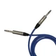 1 FT  MOGAMI BLUE TRS CABLE NEUTRIK  1/4" CONNECTORS 2549 NP3X PATCH
