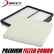CABIN & ENGINE AIR FILTER COMBO FOR KIA OPTIMA HYBRID 2.4L ENGINE 2011 - 2013