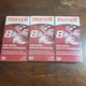 3 Maxell 8 Hour VHS Blank Video Cassette Tapes High Grade T-160 8 Hours New 