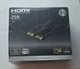 GE 25ft. HDMI Cable Black  FULL HD1080P PREMIUM GOLD PLATED CONNECTORS