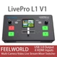 Feelworld LIVEPRO L1 V1 Live Stream Mixer 4 HDMI Input Video Production Switcher