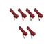 6x PCs speaker sound red black wires cords cables for Samsung home cinema