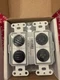 RDL DD-BN22 2x2 Wall-Mounted Bi-Directional Mic/Line Dante Interface/White