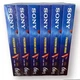 Sony T-120VF 246m VHS 6 Hour Premium Grade NOS Pack of 6
