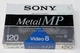 Sony Video 8 8mm MP 120 Video Cassette NTSC Metal MP Tape New Sealed
