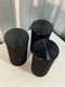 Lot of 3 Samsung Radiant 360 R1 WAM1500 Wireless Smart Speakers Black NO CORDS