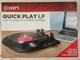 ION QUICK PLAY LP USB Powered LP-to-MP3 Turntable 