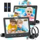 Car DVD Player Dual Screen with Headrest Mount, DESOBRY 10.5" Portable DVD Playe