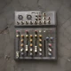 Audio 2000'S AMX7303 4-Channel Compact Mixer USB DSP Phantom Power 3-Band EQ