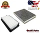 Engine Air Filter + CARBONIZED Cabin Air Filter For 2014 - 2019 KIA SOUL