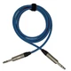 MOGAMI BLUE TRS CABLE 1.5 FT NEUTRIK  1/4" CONNECTORS 2549 NP3X PATCH