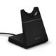 Jabra Evolve2 65 Desk Stand &ndash; USB-A Headset Charging Stand &ndash; Black USB-A Evolve2