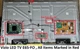 Vizio LED TV E65-FO, E65-F0, All boards as shown in Red Squares, BackLite Strips