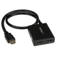 Startech Displays The Same Image With Sound On 2 Screens - Splits An Hdmi Video