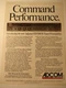 Adcom GTP 500 II Tuner Preamplifier Command Performance Vintage Print Ad