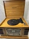 Crosley CR 79cD Radio CD Cassette Tape Record Player  Turns On Desp. Info