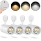 VANoopee 3-Color 30W H Track Lighting Heads Dimmable Bright LED Track Lightin...