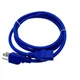 Blue Power Cord for MACKIE PROFX8 PROFX12 PROFX16 PROFX22 6ft