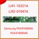 LJ41-10321A LJ92-01947A PS43F4000AJ PS43F4000AR Original Samsung TV Power Board