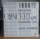 Radio Shack Polyester Concert Recording Tape 1800 Feet 1.0 MIL 7"