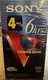 Sony T-120VF Premium Grade VHS Blank Tapes 4 Pack Sealed 6hr T120