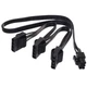6 Pin to 3x 4 Pin Power Cable, EVGA Modular PSU G1 G2 G3 G5 B2 BQ P2