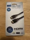 Philips High Speed HDMI Cable w/ Ethernet Gold Plated 4ft Black 