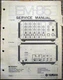 Yamaha EM-85 Integrated Mixer Original Service Manual, Parts List Book from 1980