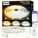 PAUTIX CCT COB LED Strip Light White Tunable 3200LEDs,CRI90+ 16.4ft/5m Dimmab...