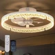 Addlon Ceiling Fans with Lights and Remote, 20'' Low Profile Ceiling Fans, 3000-
