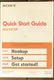 Sony SLV-D370P DVD VCR Quick Start Owner / User Manual *Original*