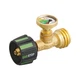 GasStop Propane Tank Gauge with Leak Detector & Emergency ShutOff  RV & Camper