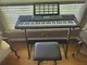Electronic Keyboard Piano Beginner - Black, Donner, DEK-610S, 61 Keys
