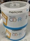 Memorex 100 Pack Blank Music CD-R 700MB 80 Min 40x For Home CD Recorder