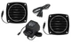 Cool Components Slim Vent Package for Cabinets & Enclosures (PK-SV1-BLK)