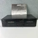 YAMAHA K-60 Natural Sound Stereo Double Cassette Deck With Owners Manual