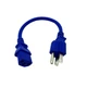 1' Blue Power Cord for MACKIE PROFX8 PROFX12 PROFX16 PROFX22